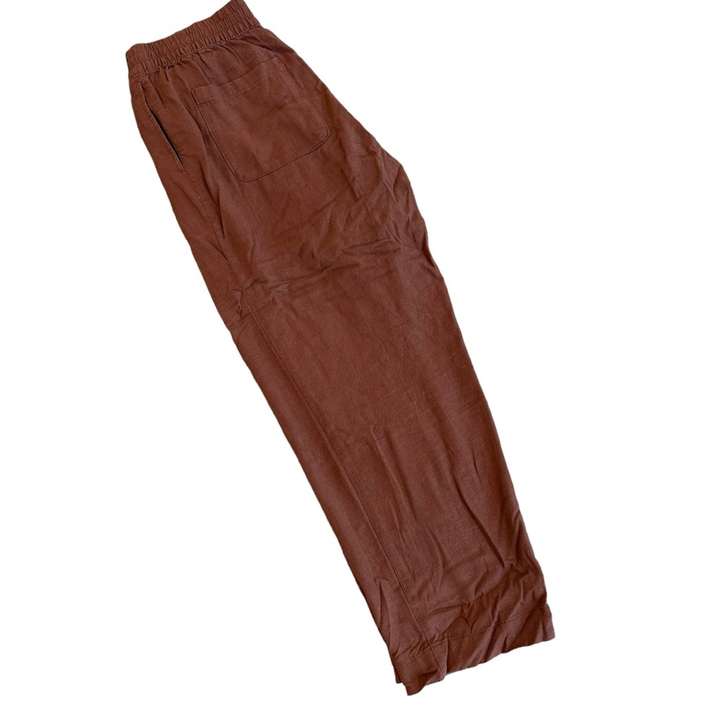 Old Navy High-Waisted Linen Blend Straight Pants